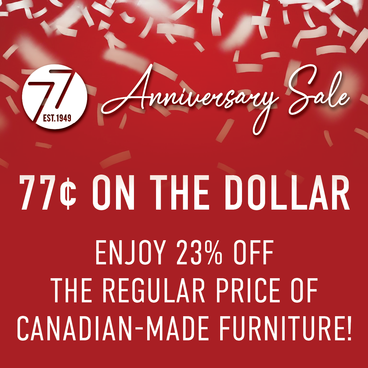Smitty's 77 Anniversary Sale Is On Now!